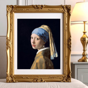 Foto Rapariga com brinco de pérola 1665 Johannes Vermee