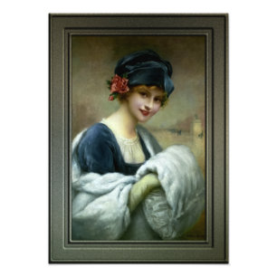 Foto Rapariga com um murro de pele por Francois Martin-