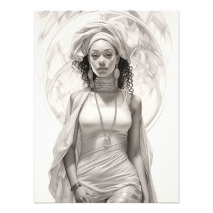 Foto Rapariga exótica em um sofá