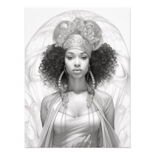 Foto Rapariga exótica em um sofá