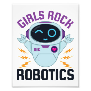 Foto Raparigas Rock Robotics Cute Robot Team Women