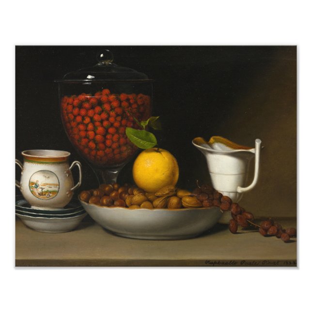 Foto Raphaelle Peale - Vida Estática - Morangos, Loucos (Frente)