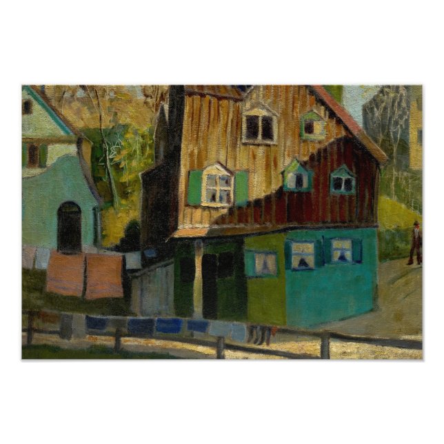 Foto Red Bedding por Grant Wood (Frente)