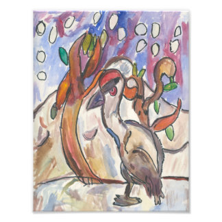 Foto Red Crowned Crane Print