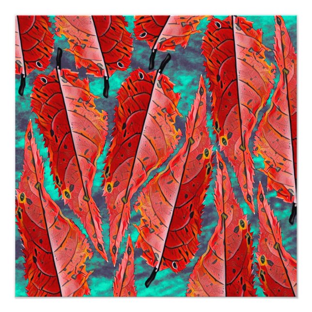 Foto Red Leaves (Frente)