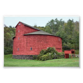 Foto Red Round Barn, Halcottsville, Nova Iorque