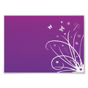Foto Redemoinho de Borboleta Rosa e Roxo