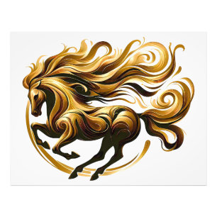 Foto Redemoinho Dourado – Cavalo Real em Movimento