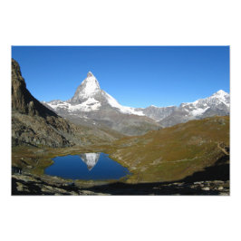 Foto Reflexão de Riffelsee Matterhorn