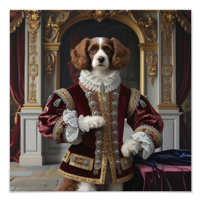 Foto Regal Canine Renaissance Dog Retrait Digital Art (Frente)