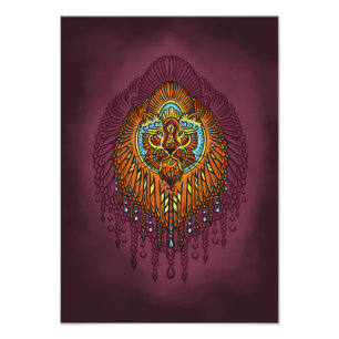 Foto Regal Spirit Lion   Ornamentado Tribal Mandala Roa
