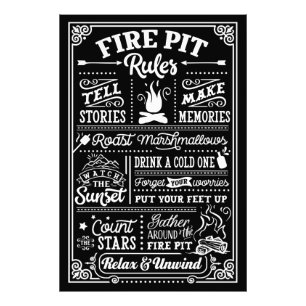 Foto Regras da Fogueira - bege