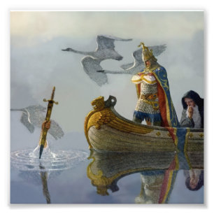 Foto “Rei Arthur Pega a Espada” por NC Wyeth