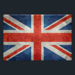 Foto Reino Unido - bandeira do Reino Unido - impressão<br><div class="desc">Marca de bandeira da União Britânica, escala 3:5, com textura Vintage Retro ou Grungy. A atual design da bandeira da União data de uma proclamação real na sequência da união da Grã-Bretanha e da Irlanda Excelentes, em 1801. A bandeira combina aspectos de três bandeiras nacionais mais antigas: a cruz vermelha...</div>