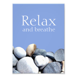 Foto Relaxe & respire seixos de inspiração do céu da