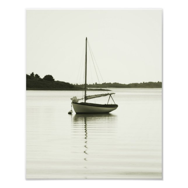 Foto Resting Sloop em Menemsha Pond, Vineyard de Martha (Frente)