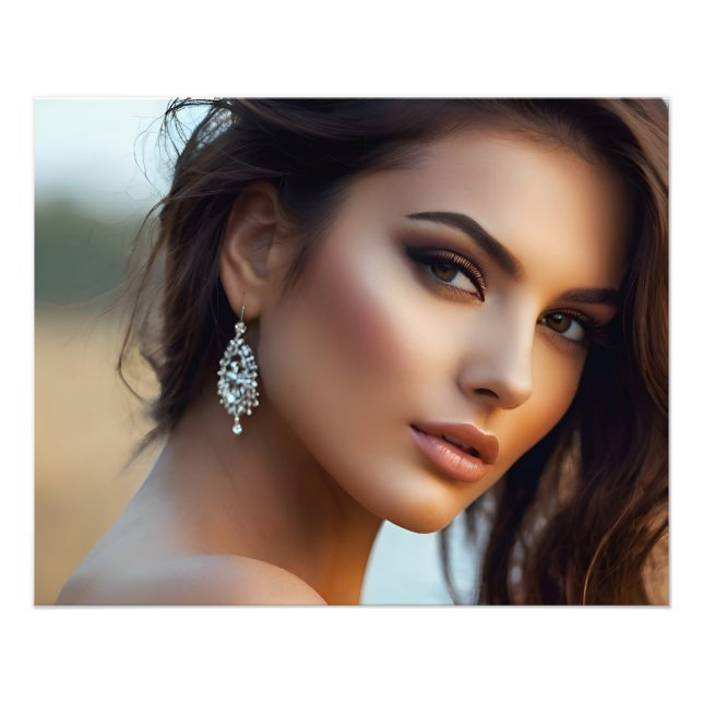 Foto Retrato da moda da arte feminina (Frente)