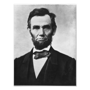 Foto Retrato de Abraham Lincoln