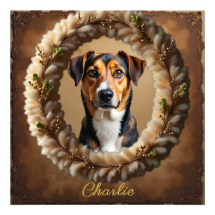 Foto Retrato de Animal de Estimação Personalizado – Bas