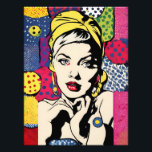 Foto Retrato de Arte Pop vibrante Retro-Wall Art<br><div class="desc">Elevem seu espaço com este vibrante retrato de pop, uma incrível mistura de design e talento moderno. Esta arte de ampliação de fotos gerada por IA é uma adição perfeita a qualquer decoração de casa ou escritório, trazendo cores ousadas e uma composição viva para suas paredes. Ideal para fãs da...</div>