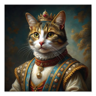 Foto Retrato de Gato Renascentista