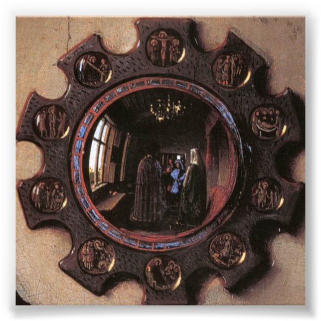 Foto Retrato de Giovanni Arnolfini e Esposa (detalhe) (Frente)