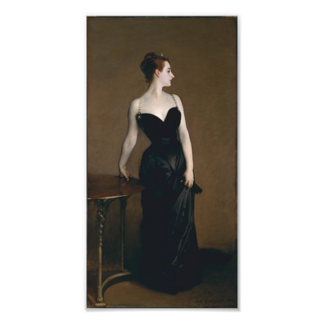 Foto Retrato de Madame X de John Singer Sargent, 1884 (Frente)