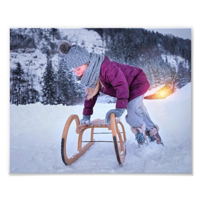 Foto Retrato de Natal Personalize o quadro do Modelo (Frente)