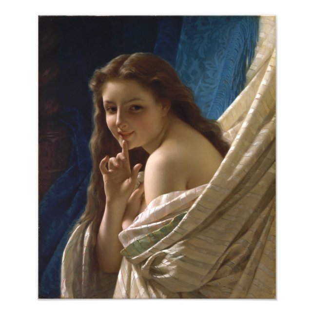 Foto Retrato de uma Jovem Mulher por Pierre Auguste Cot (Frente)