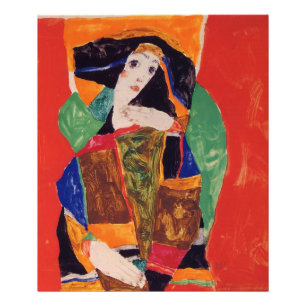 Foto "Retrato de uma Mulher" Egon Schiele