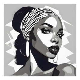 Foto Retrato de uma mulher negra