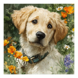 Foto Retrato do Cachorrinho Dourado