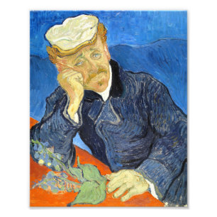 Foto Retrato do Dr. Gachet por Vincent Van Gogh