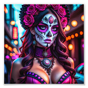 Foto Retrato Glamorous Día de los Muertos Catrina com
