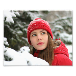 Foto Retrato Inverno Personalizar Modelo fácil de enqua