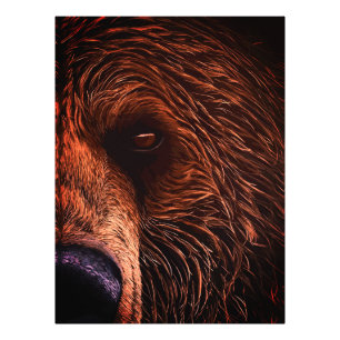 Foto Retrato Majestoso de Urso – Arte de Animal Selvage