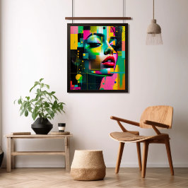 Foto Retrato Moderno de Arte Contemporânea Mulheres Ros