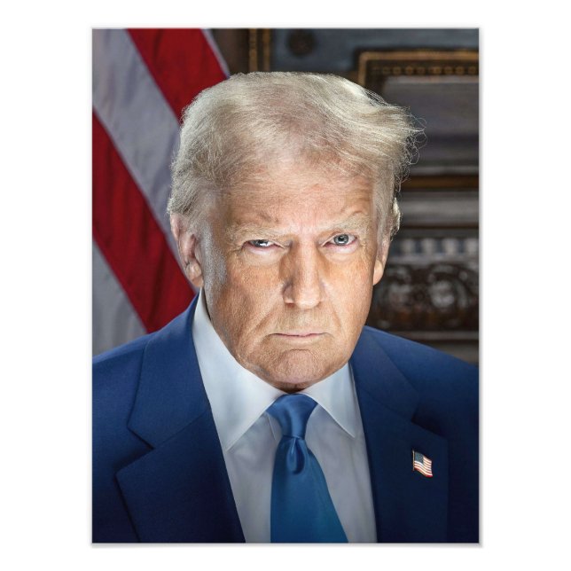 Foto Retrato Oficial Donald Trump (Frente)