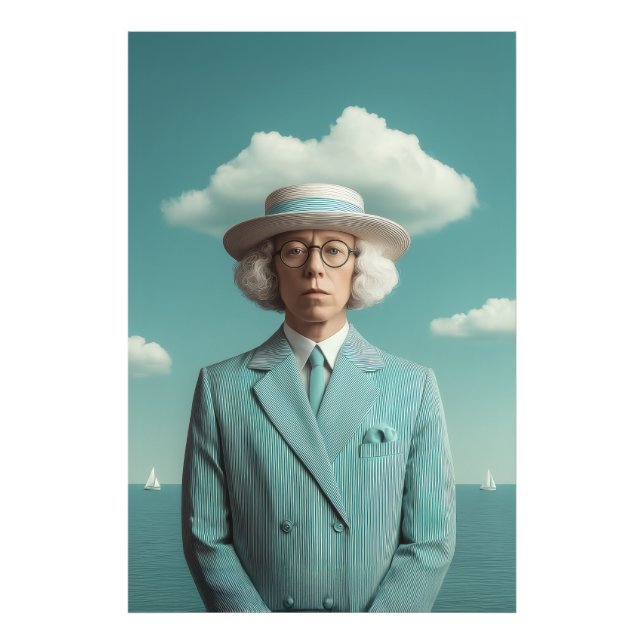 Foto Retrato Surreal Cavalheiro à Sede (Frente)