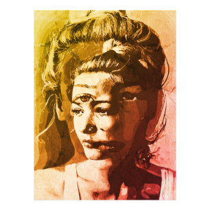 Foto Retrato Surrealista com Múltiplos Olhos – Psicodél