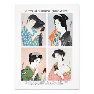 Foto Retratos de mulheres japonesas - Goyō Hashiguchi
