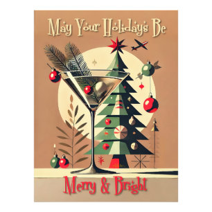 Foto Retro 50s Jet Set Coquetel da Árvore de Natal