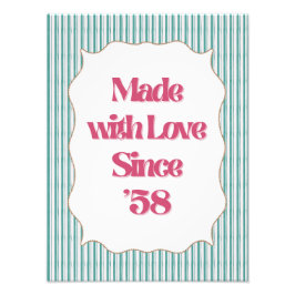 Foto Retro Giry "Bonito por favor" Impressão | Vintage