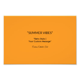Foto Retro Orange Texture – Summer Vibes Art