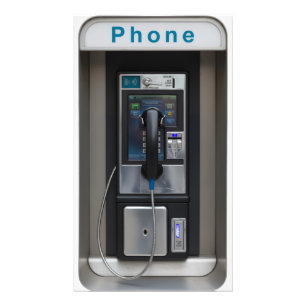 Foto Retro Payphone Design, Vintage Telephone Booth Art