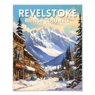 Foto Revelstoke Canada Viagem Art Poster vintage