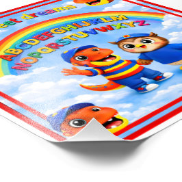 Foto Rex and a rainbow 6 x 6 desk print individual earl