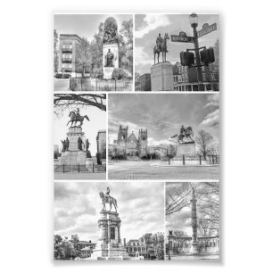 Foto Richmond VA Virginia Monuments Collage