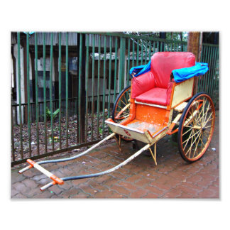 Foto Rickshaw puxado à mão em Calcutá (Calcutá), Índia