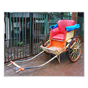 Foto Rickshaw puxado mão em Kolkata (Calcutá), India